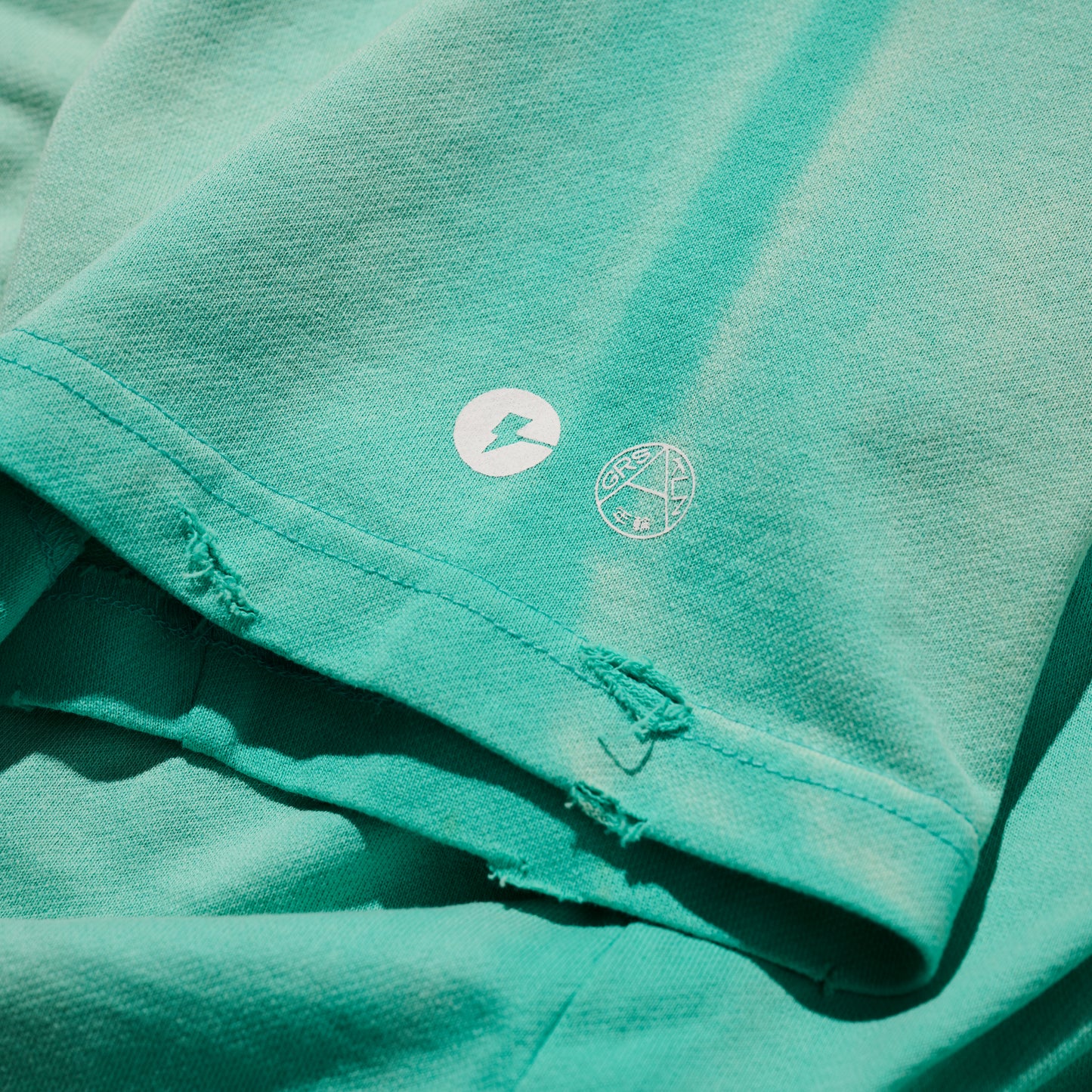 GRS x ChargeSpot Sun Faded “Tokyo” Tee / Turquoise