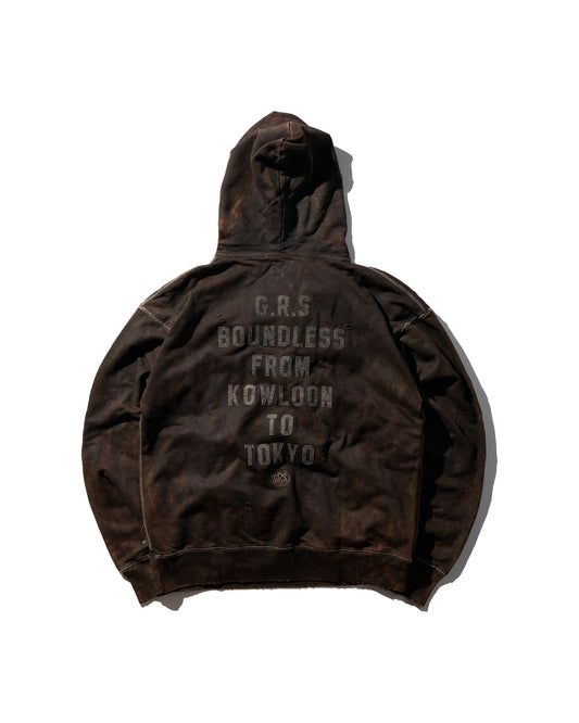 MUD DYEING KOWLOON CITY HEAVY WEIGHT HOODIE