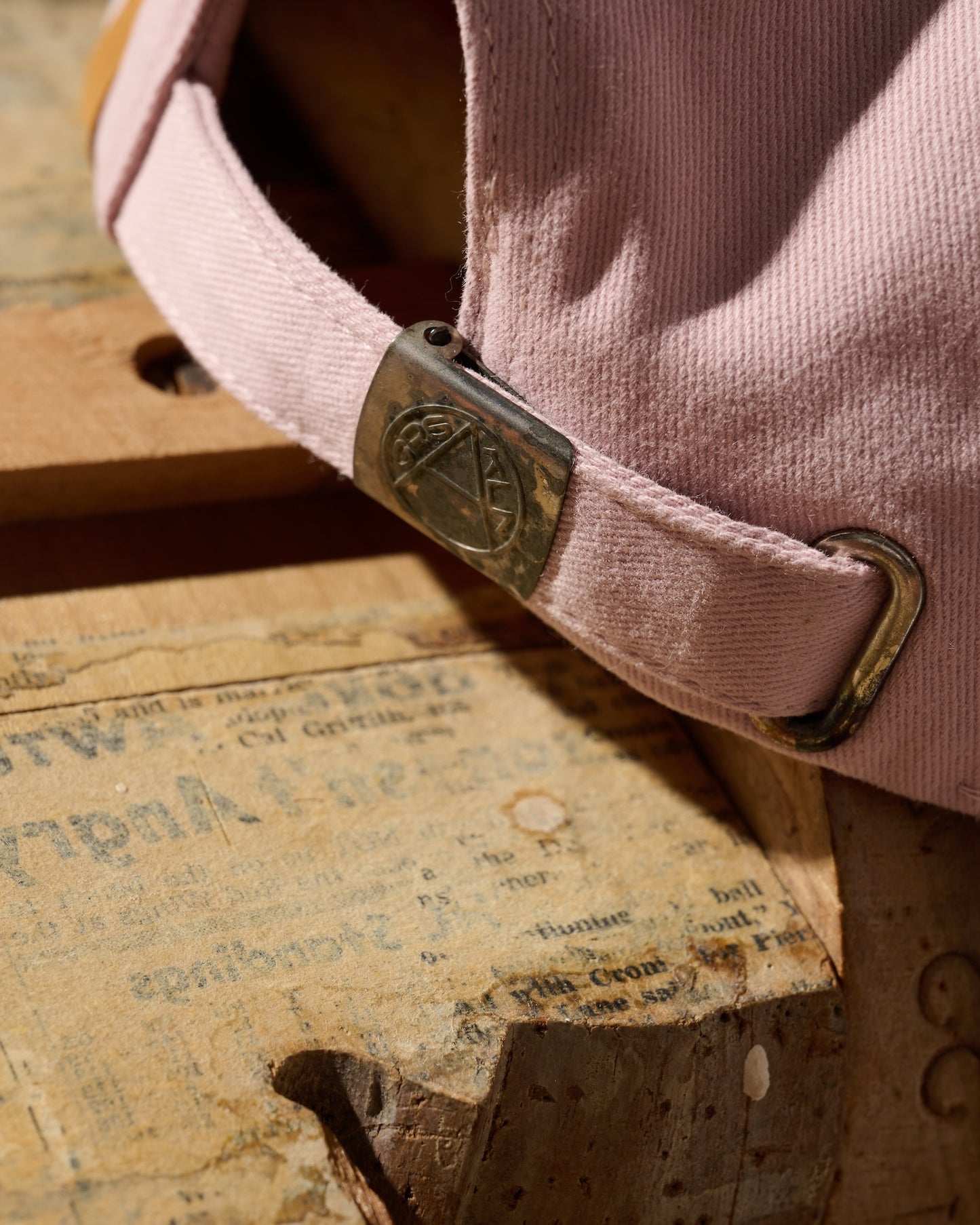 Hand Quilted “Tokyo” Cap / Dusty Pink