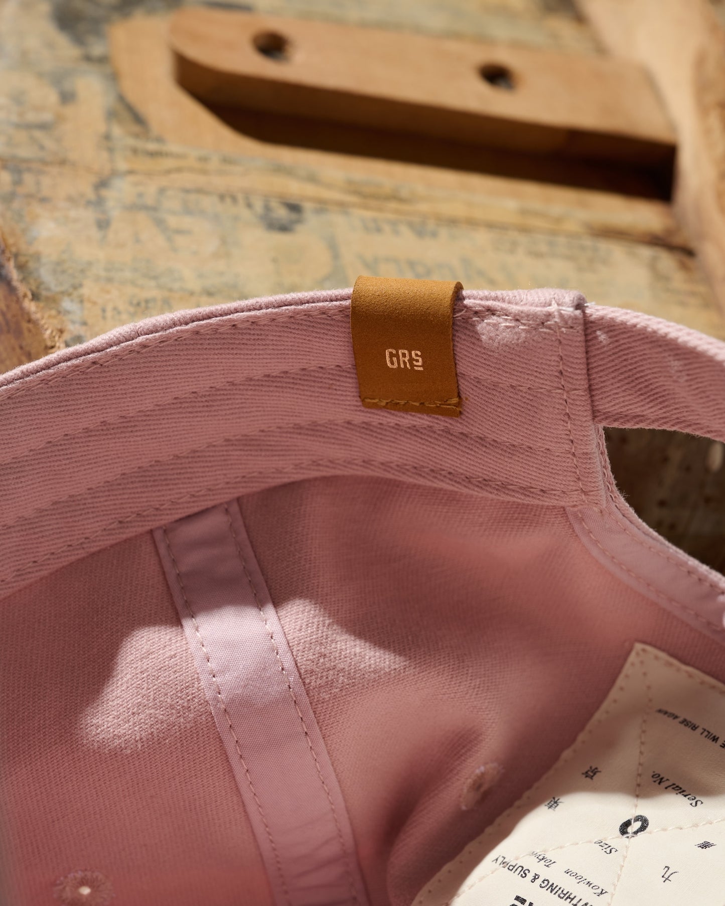 Hand Quilted “Tokyo” Cap / Dusty Pink