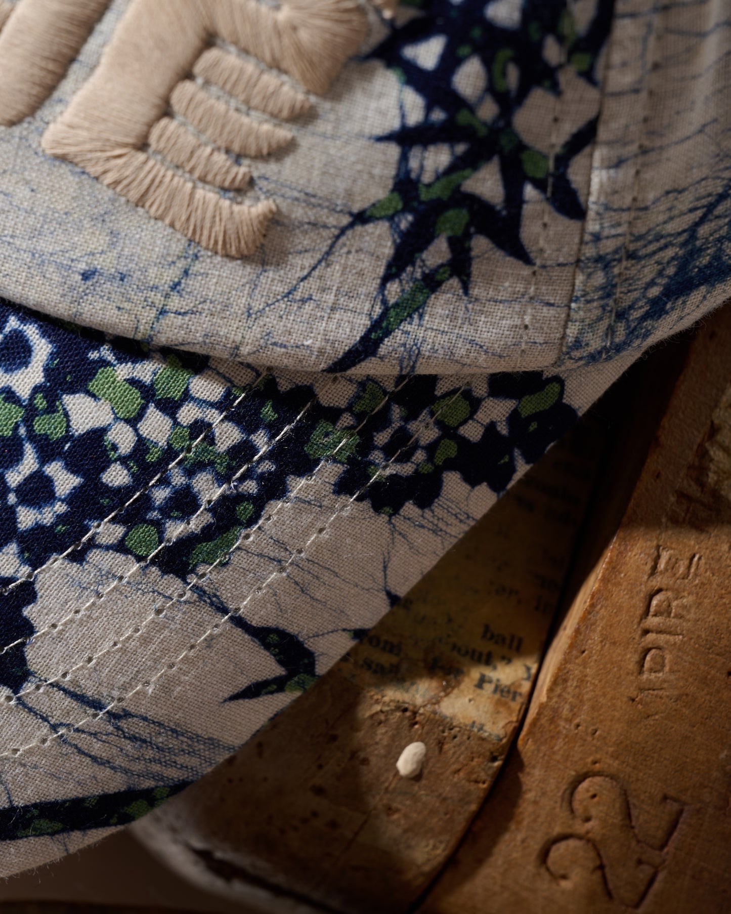 Kimono Silk Embroidery “Kowloon” Cap type 06