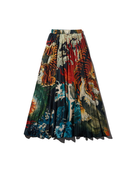 GRS OG DRAGON TIGER OVERPRINT SKIRT