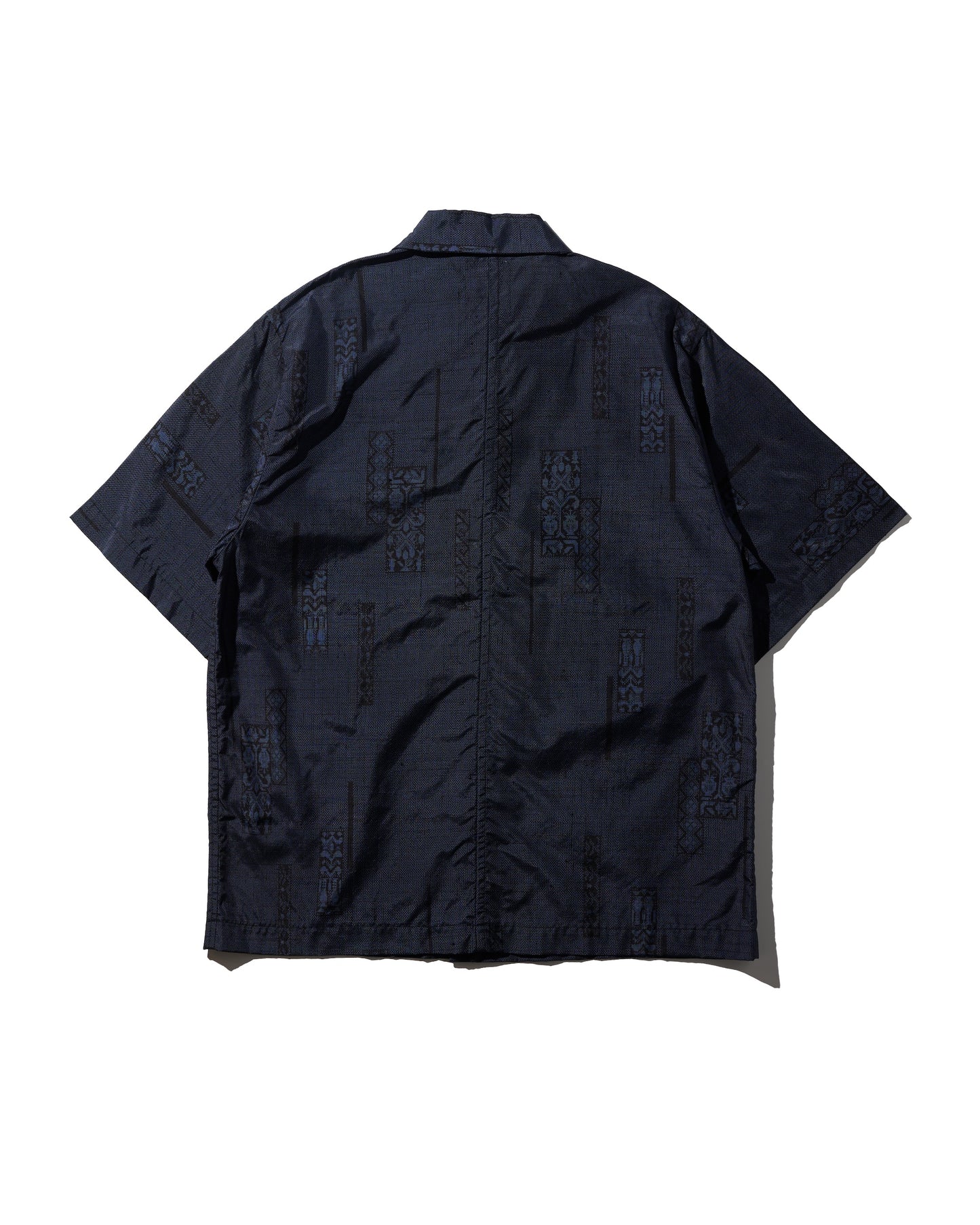 Kimono Silk Handcrafted Open Collar Shirt Type 01