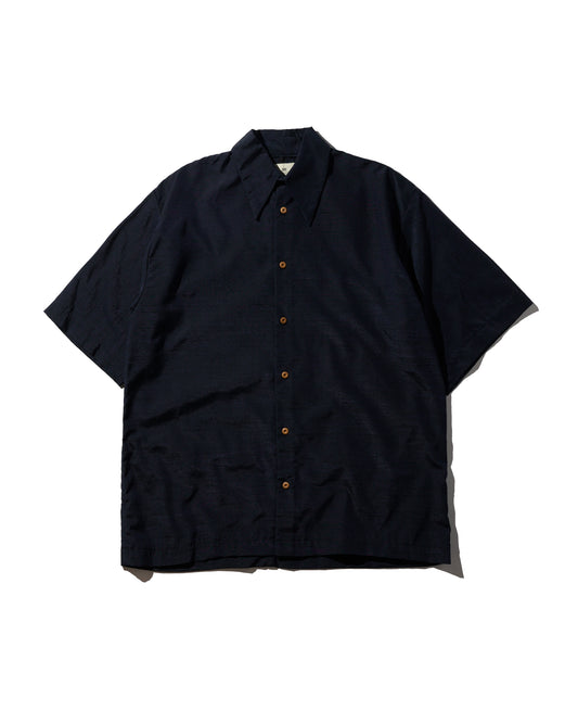 Kimono Silk Handcrafted Open Collar Shirt Type 07