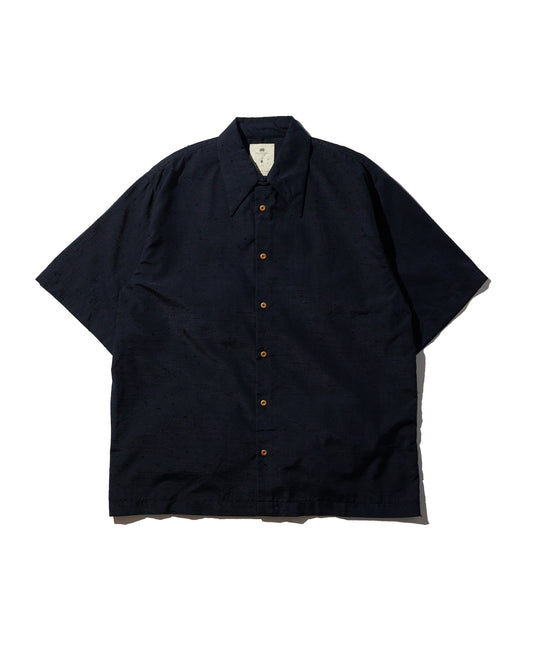 Kimono Silk Handcrafted Open Collar Shirt Type 13
