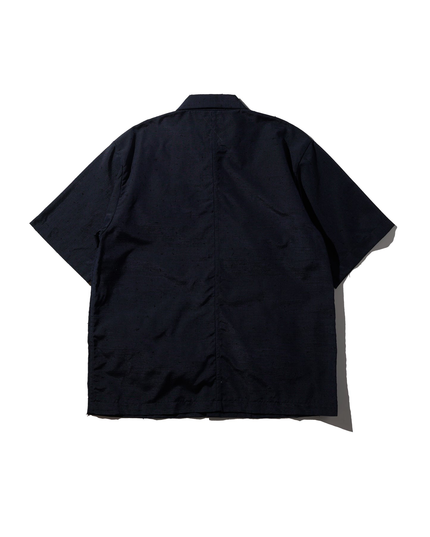 Kimono Silk Handcrafted Open Collar Shirt Type 13