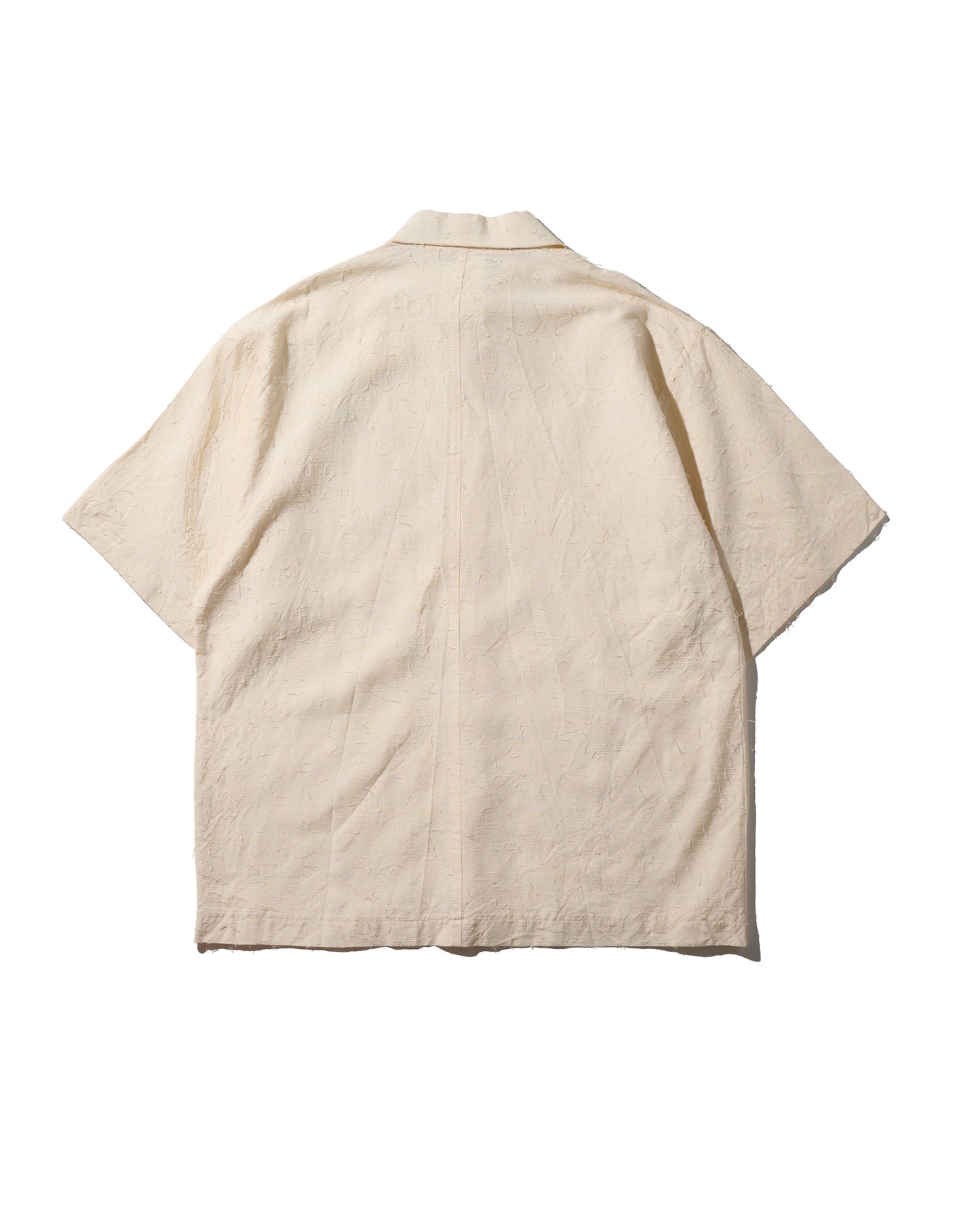 Kimono Silk Handcrafted Open Collar Shirt Type 02