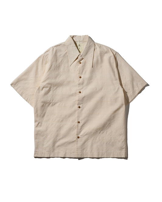 Kimono Silk Handcrafted Open Collar Shirt Type 11