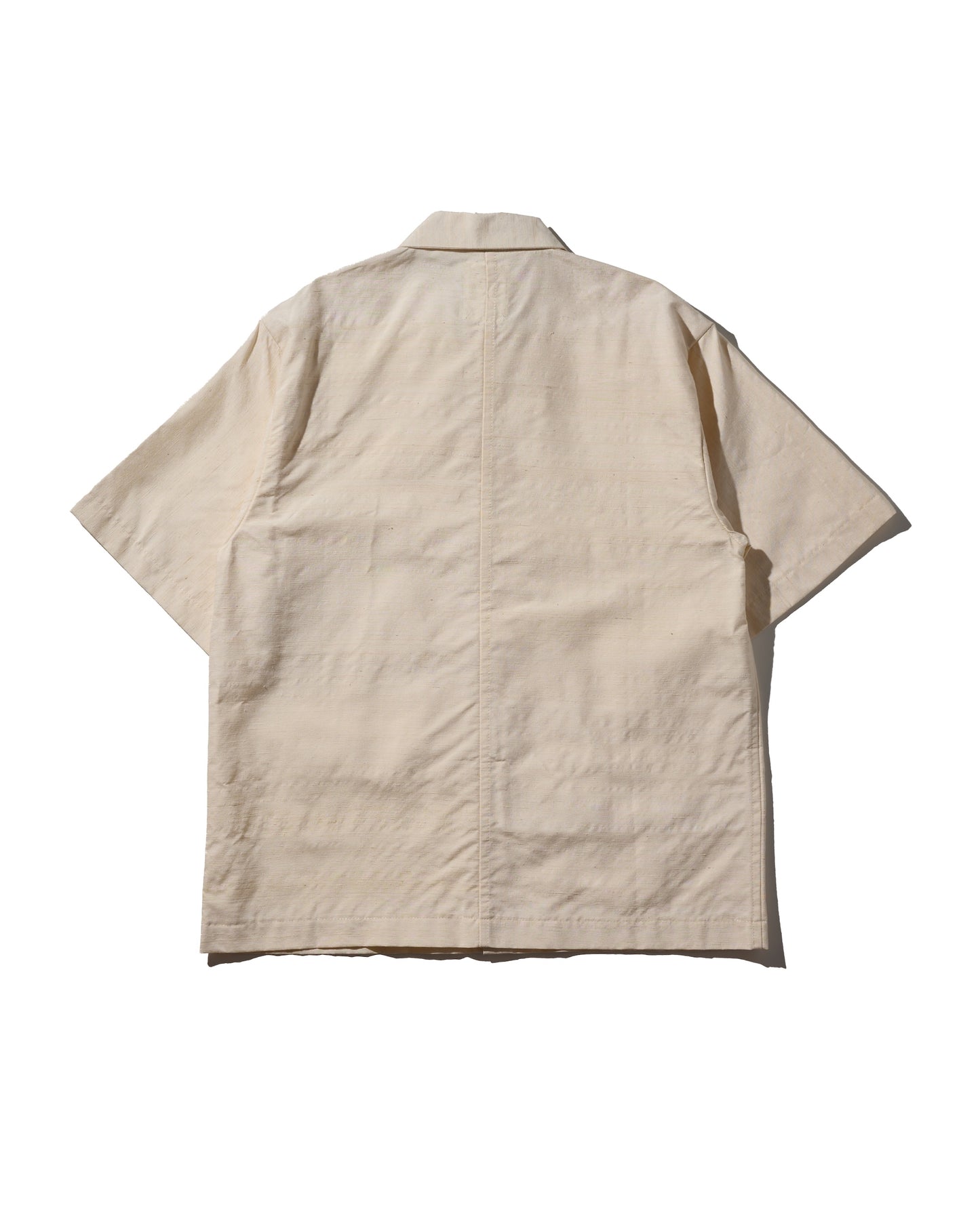 Kimono Silk Handcrafted Open Collar Shirt Type 11