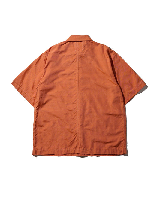 Kimono Silk Handcrafted Open Collar Shirt Type 03