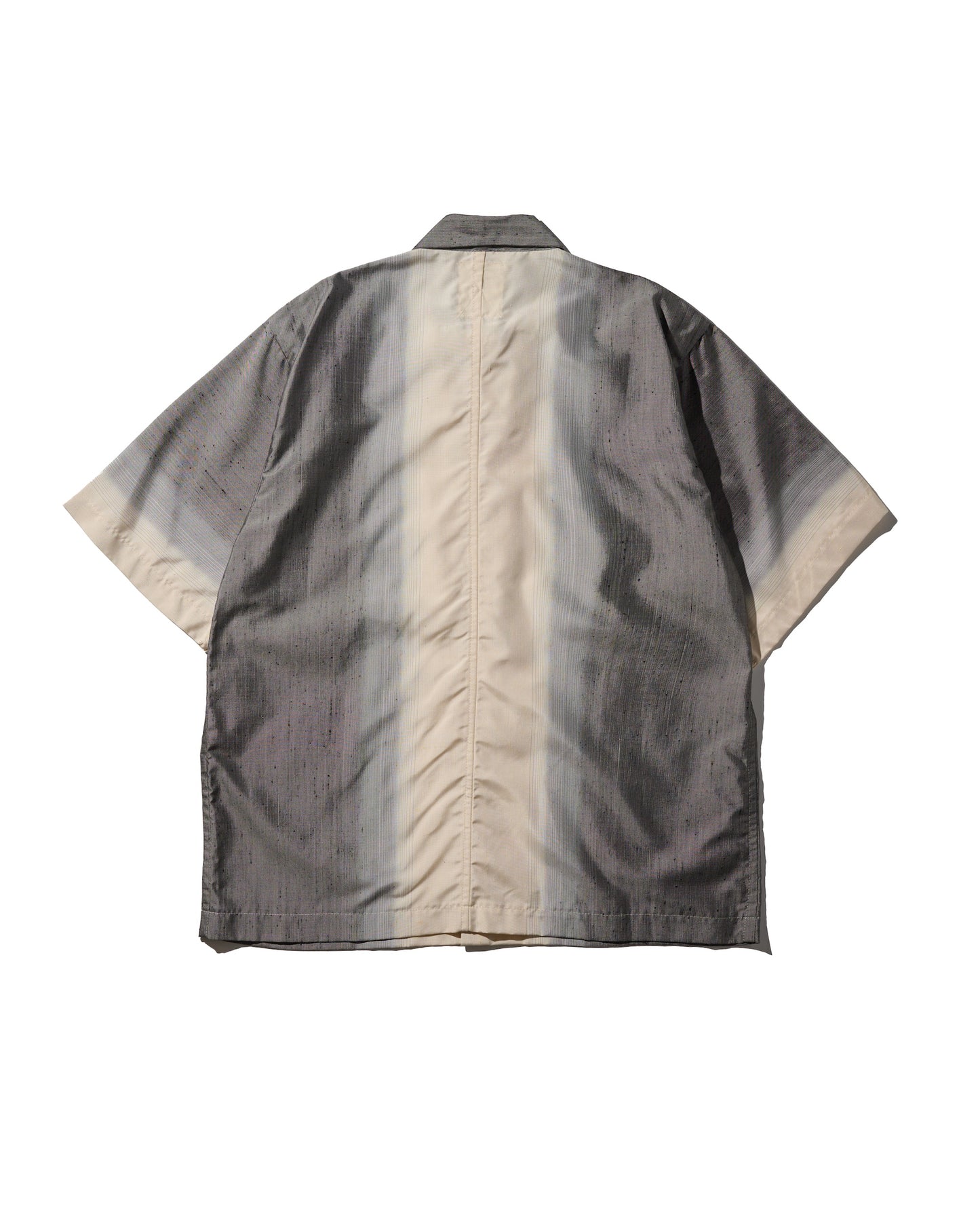 Kimono Silk Handcrafted Open Collar Shirt Type 10