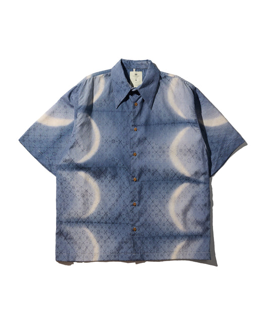 Kimono Silk Handcrafted Open Collar Shirt Type 04