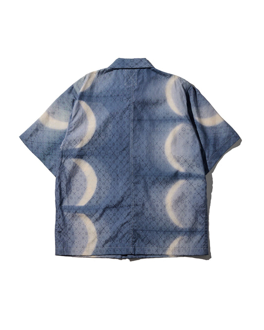 Kimono Silk Handcrafted Open Collar Shirt Type 04