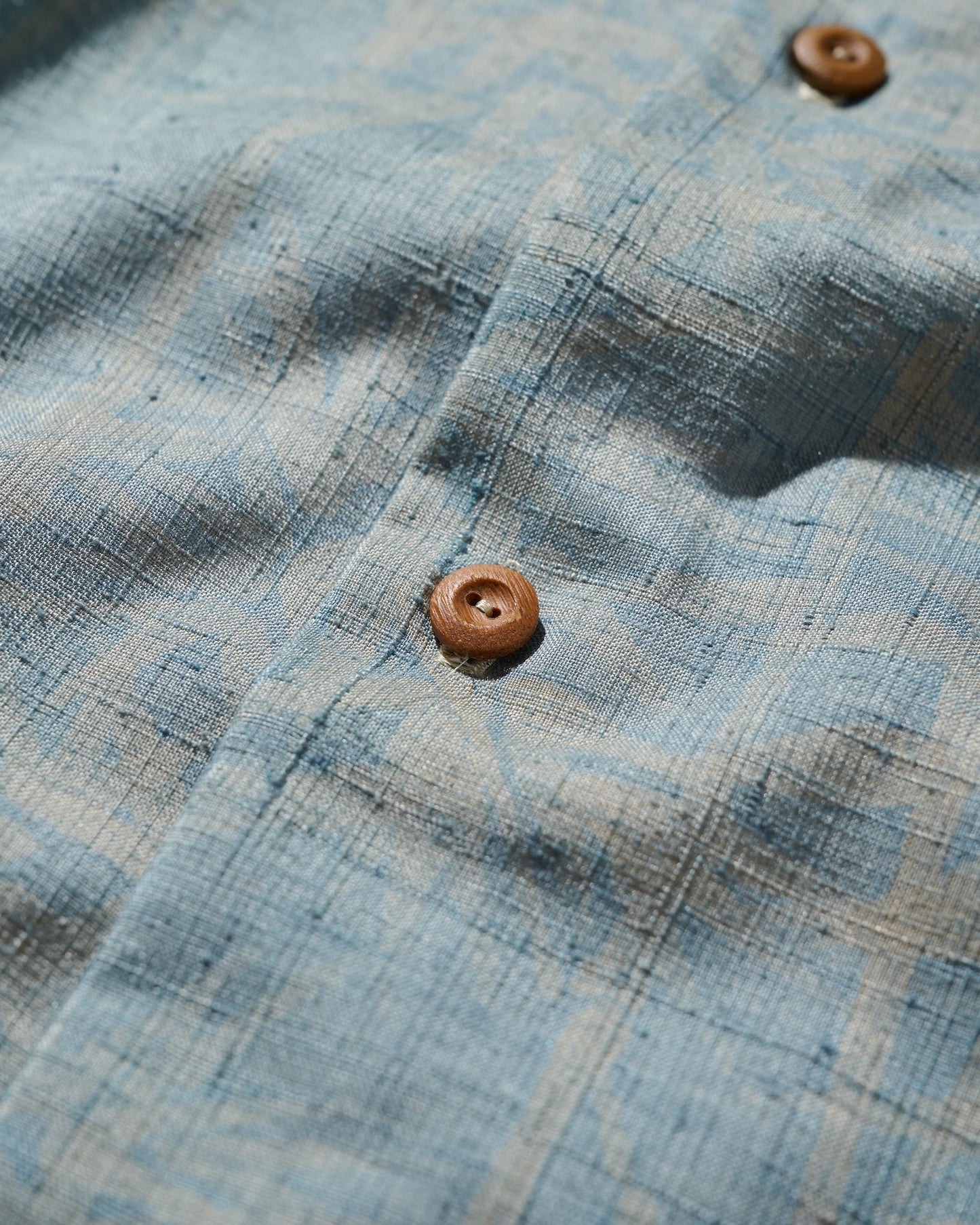 Kimono Silk Handcrafted Open Collar Shirt Type 08