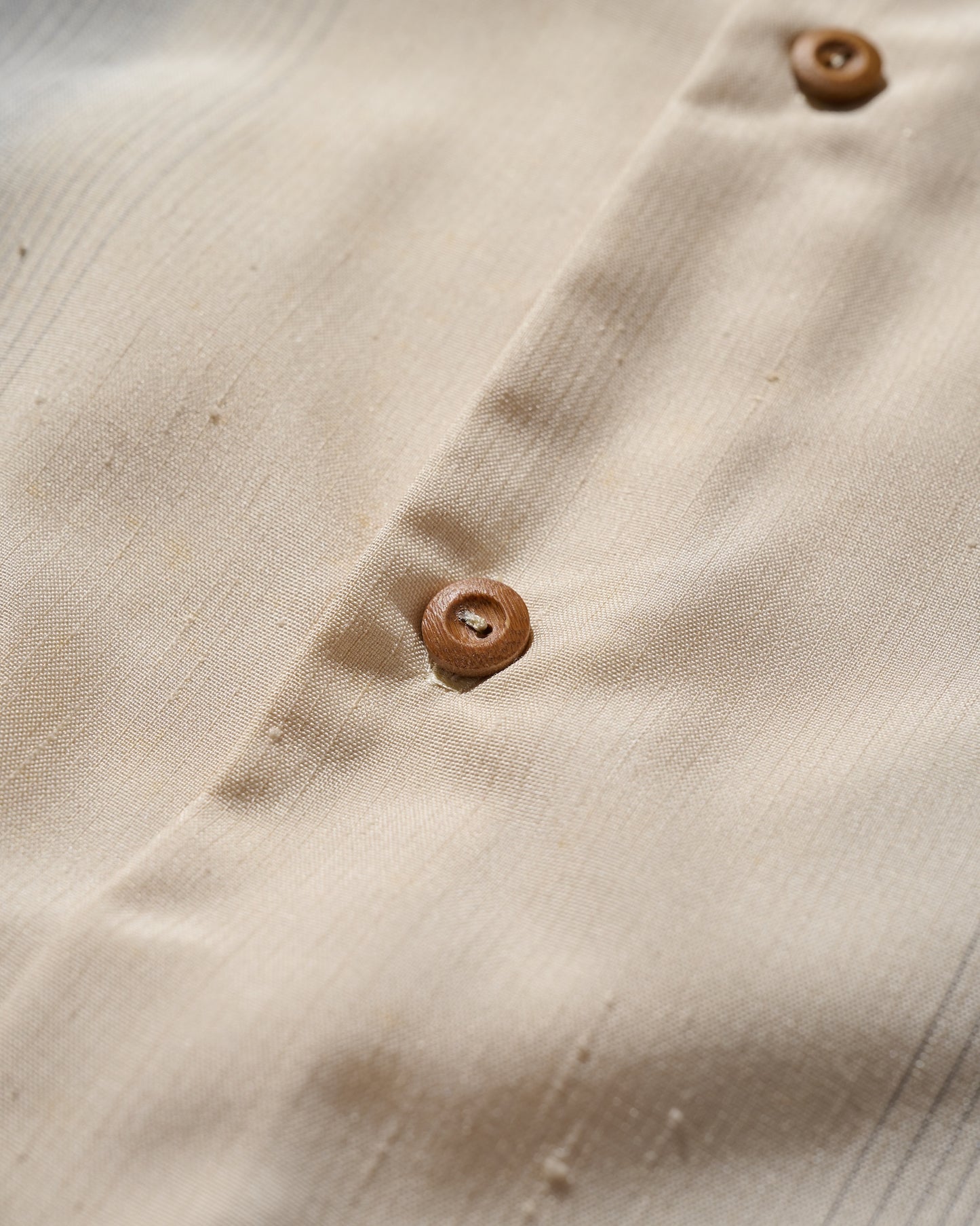 Kimono Silk Handcrafted Open Collar Shirt Type 10