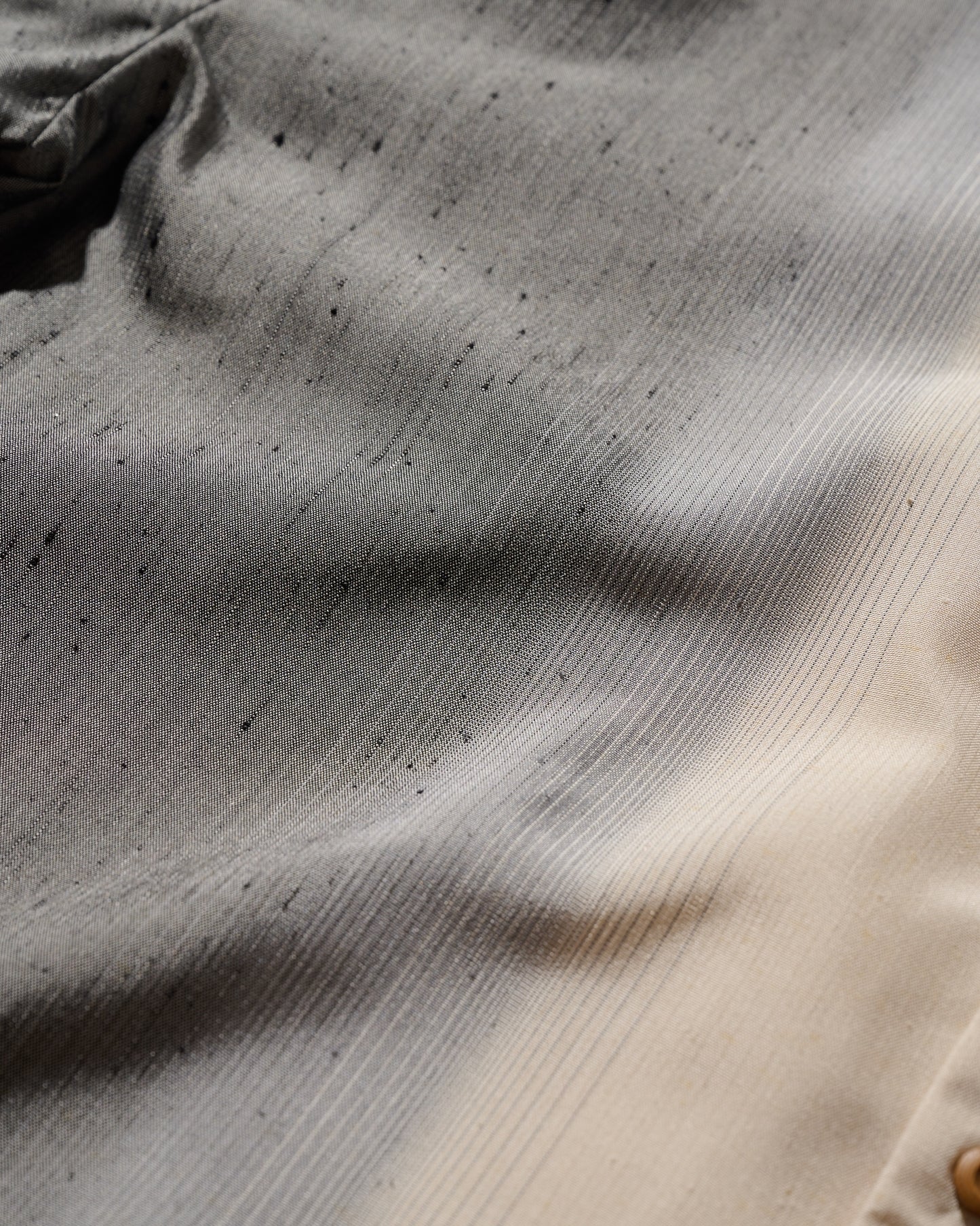 Kimono Silk Handcrafted Open Collar Shirt Type 10