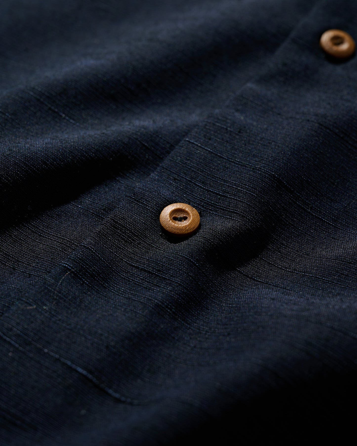 Kimono Silk Handcrafted Open Collar Shirt Type 07