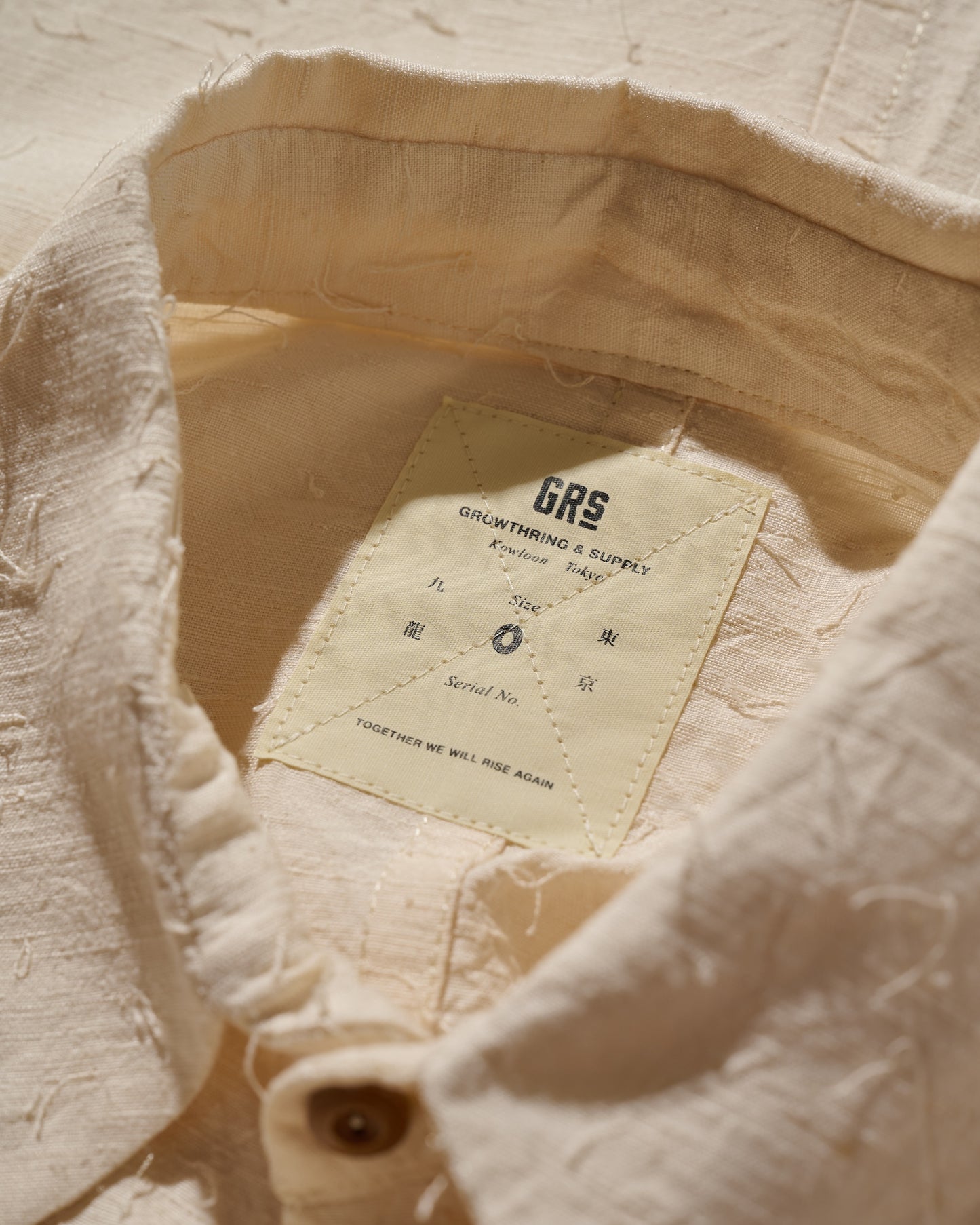 Kimono Silk Handcrafted Open Collar Shirt Type 02