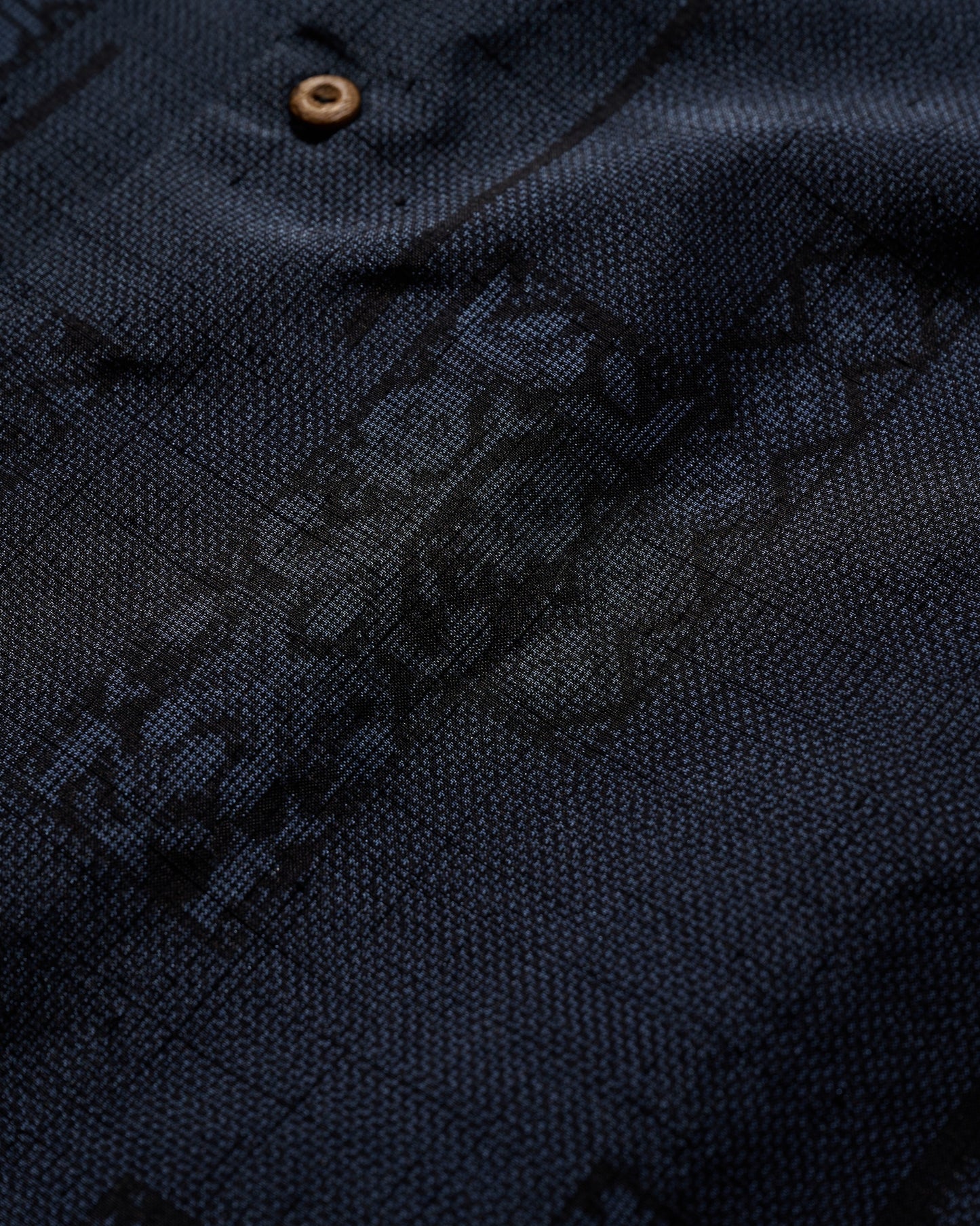 Kimono Silk Handcrafted Open Collar Shirt Type 01