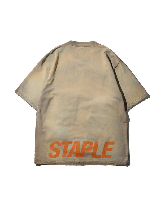 HEAVY WEIGHT SUN FADED “KN” TEE
