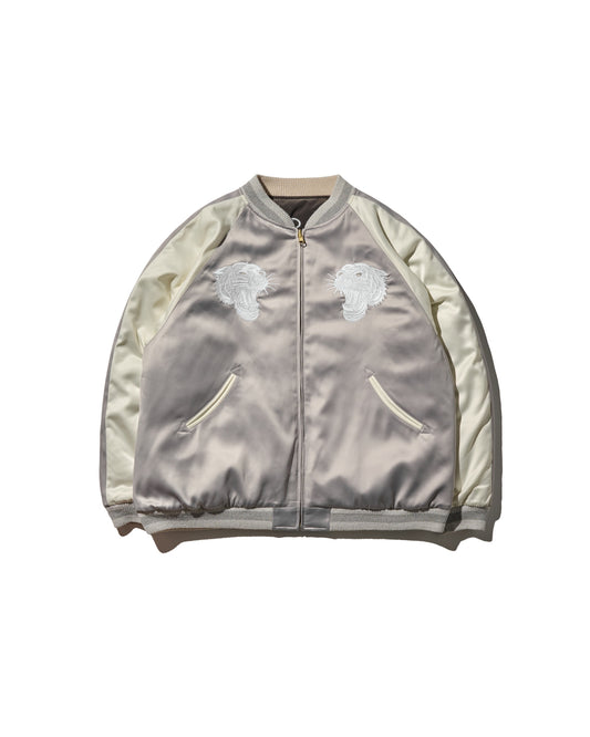 GRS SIGNATURE SOUVENIR JACKET / SLIVER & DIM GREY