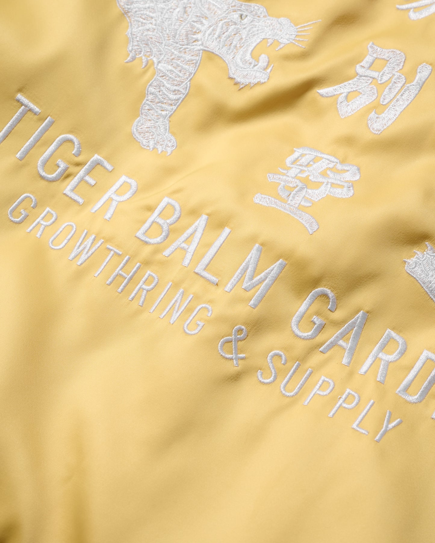 GRS SIGNATURE SOUVENIR JACKET / PALE YELLOW & HAZEL