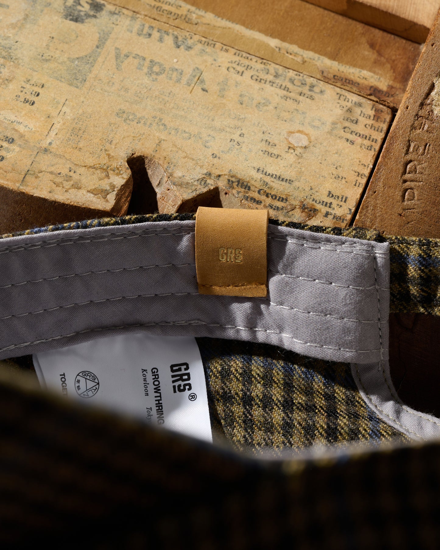 GRS Kowloon Embroidery Italian Suiting Wool Cap / Type 5