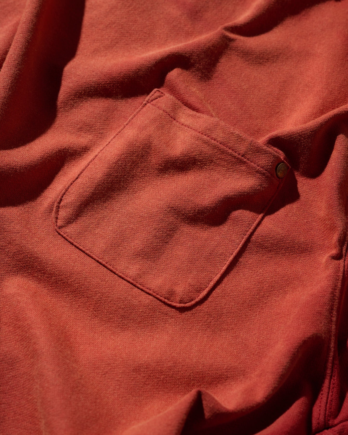 GRS SUN FADED S/S POCKET TEE / BURGANDY