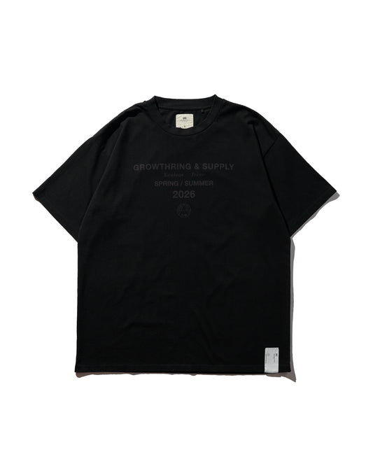 2026 CREW TEE SET 02 (SET OF 2 PIECES) / Black+Grey