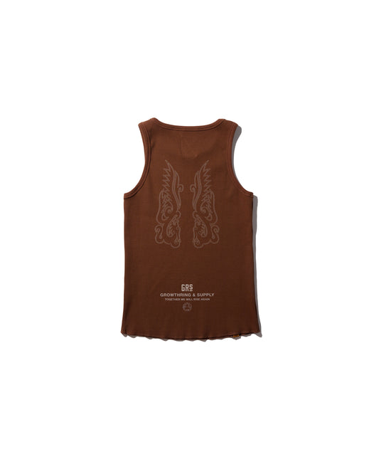 GRS DRAGON TANK TOP / COCOA BROWN