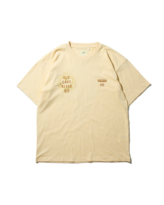 GRS X TARMAC WORKS “OLD CAR NEVER DIE” TEE + 1/64 VOLKSWAGEN T3 VAN VW / SPECIAL EDITION