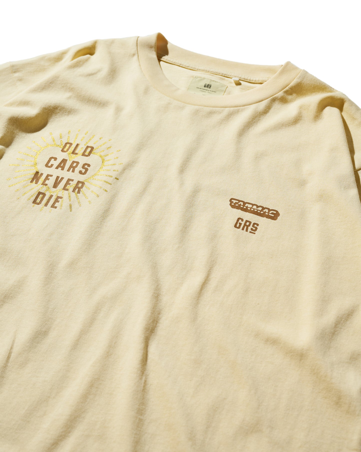 GRS X TARMAC WORKS “OLD CAR NEVER DIE” TEE