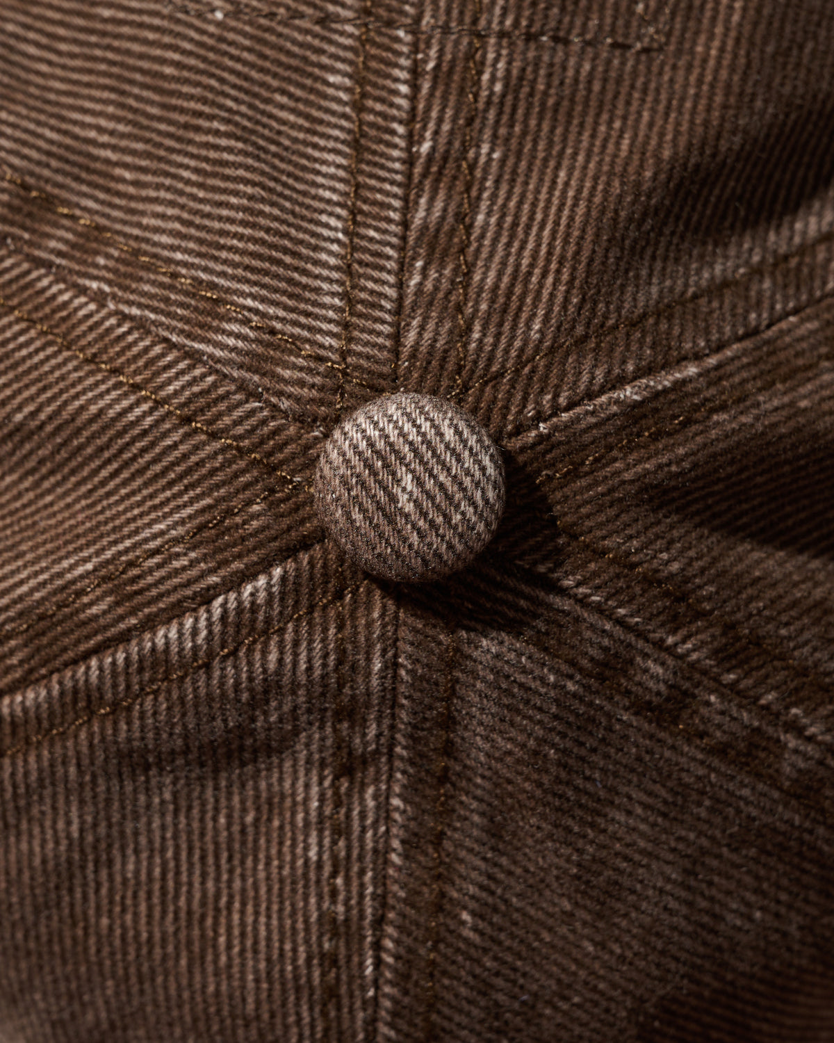 GRS FADED WASHED QUILTED KOWLOON CAP / BROWN