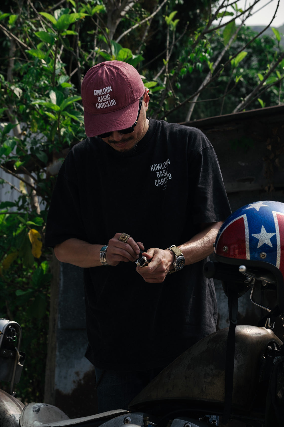 KBCC Crew Heavy Washed Tee / Black