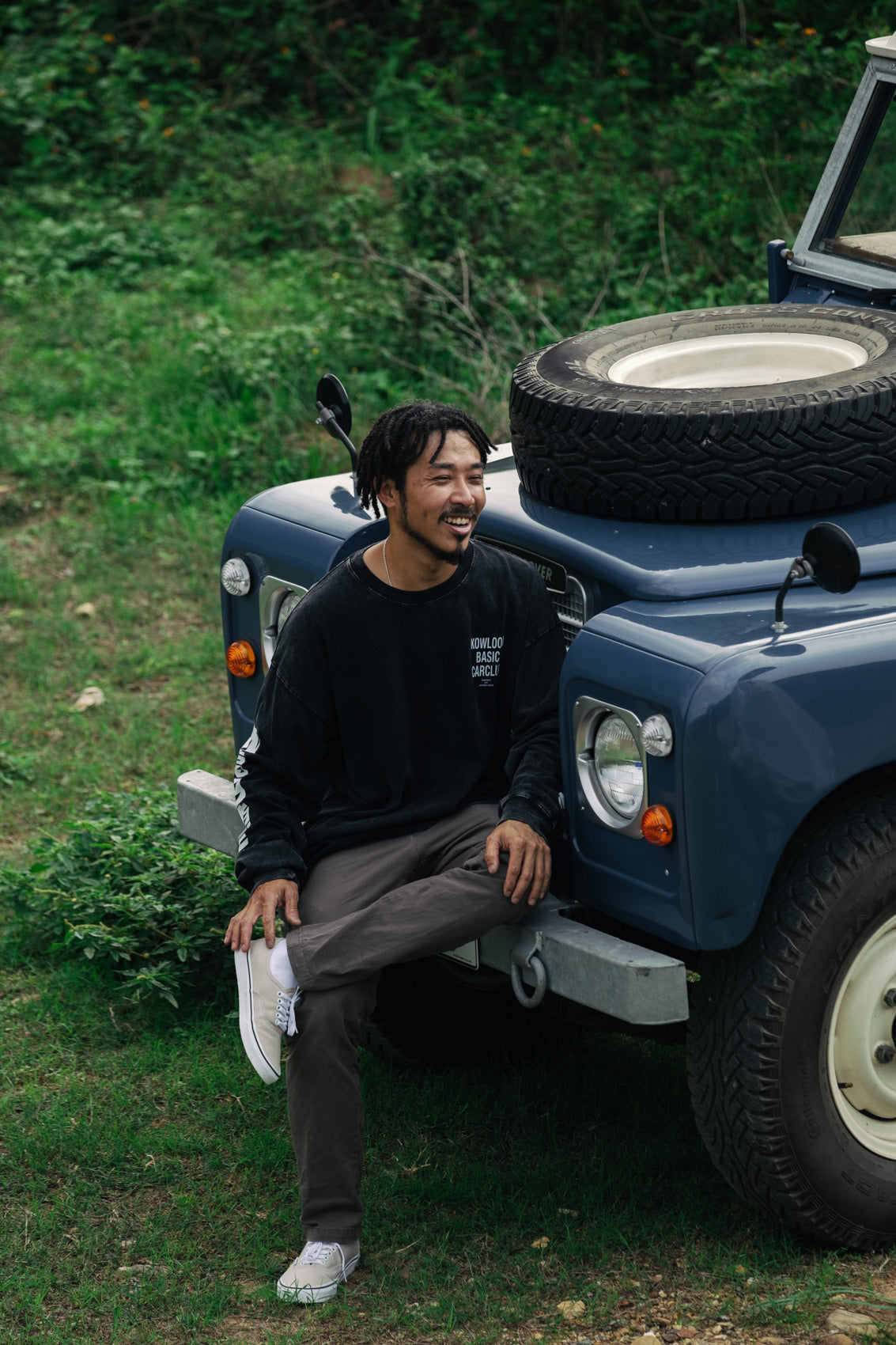 KBCC Crew Heavy Washed Long Sleeve / Black