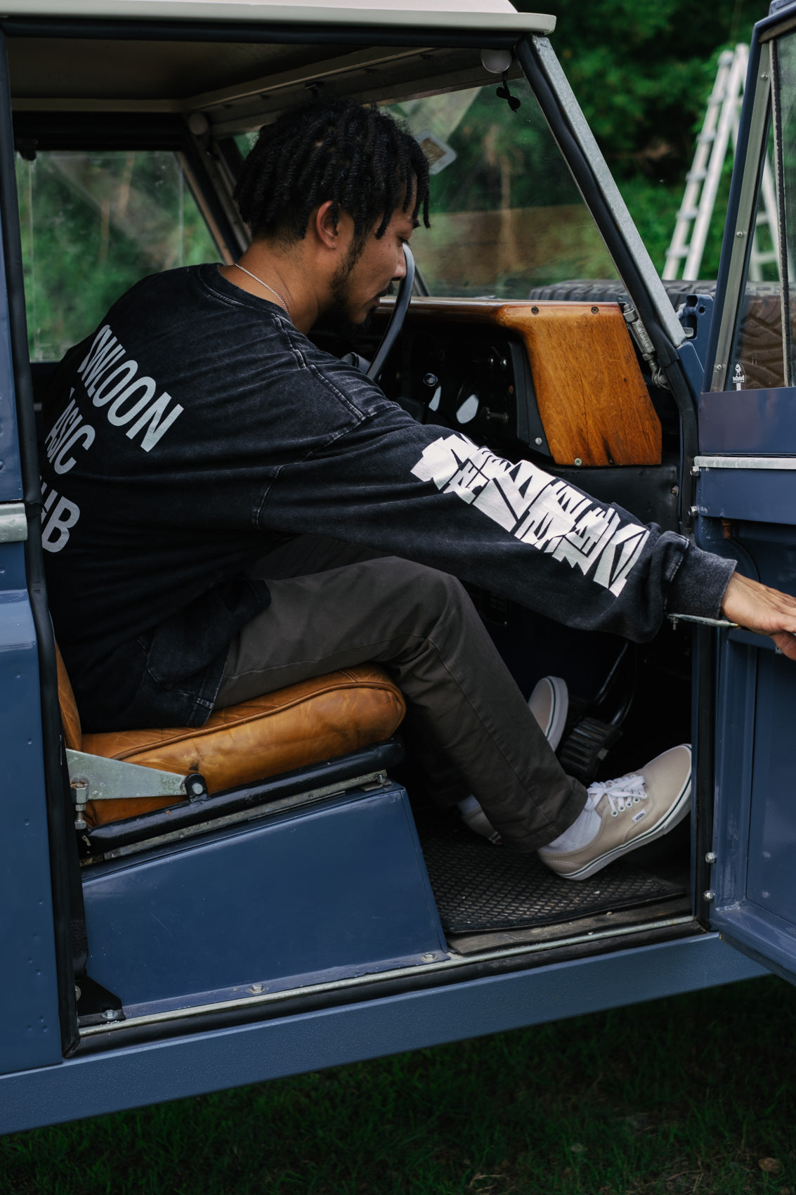 KBCC Crew Heavy Washed Long Sleeve / Black