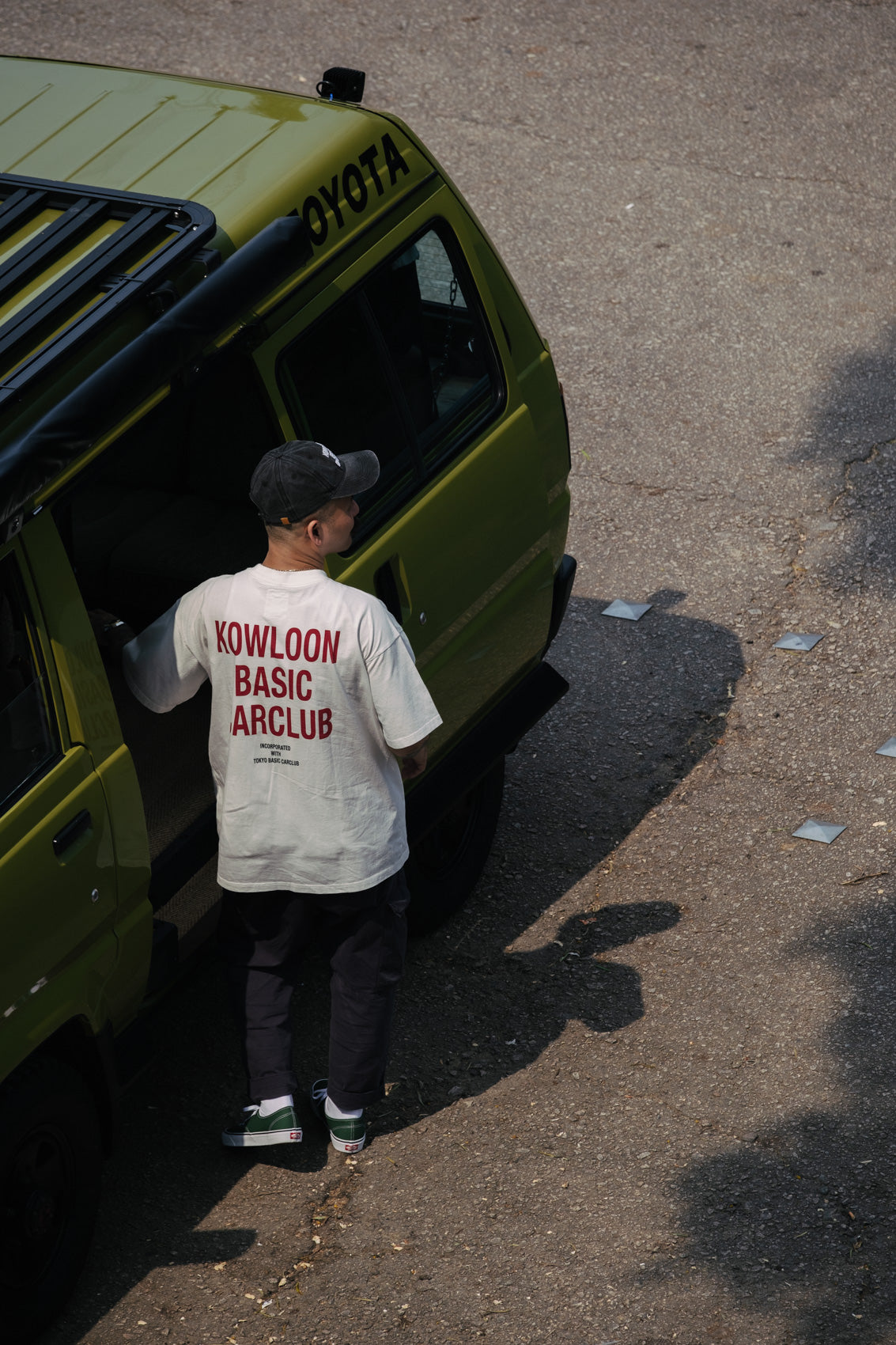 KBCC Crew Heavy Washed Tee / White