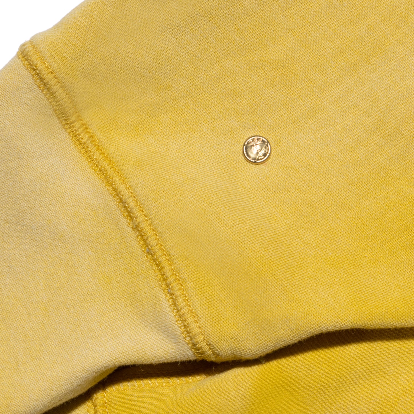 Sun Faded Kowloon Lightweight Zip-up Hoodie / Summer Yellow