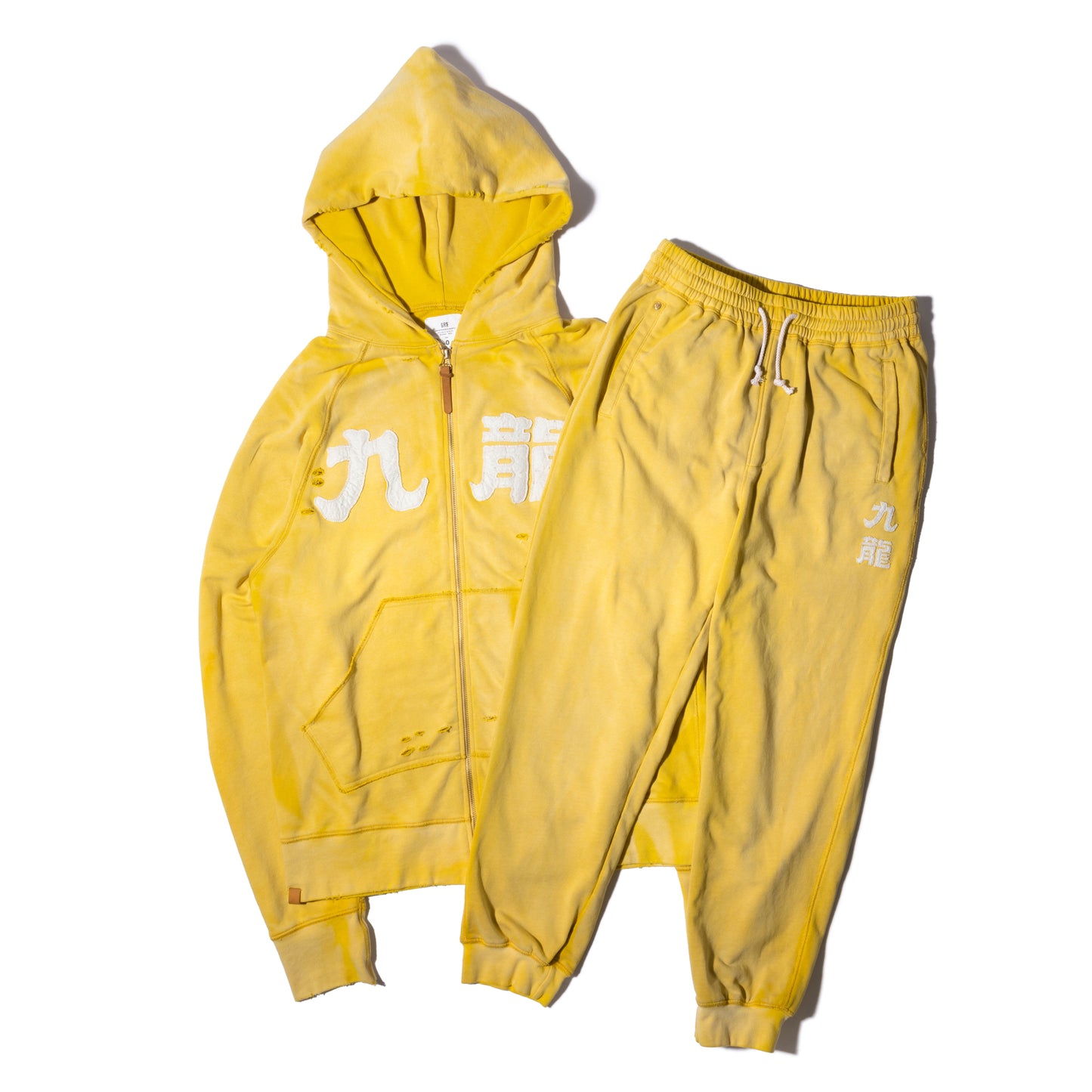 Sun Faded Kowloon Lightweight Sweat Pants / Summer Yellow