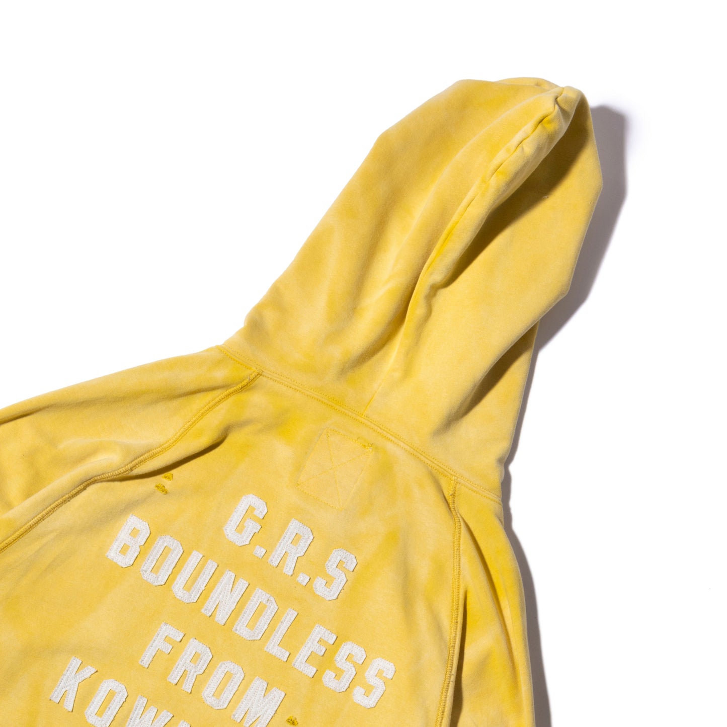 Sun Faded Kowloon Lightweight Zip-up Hoodie / Summer Yellow