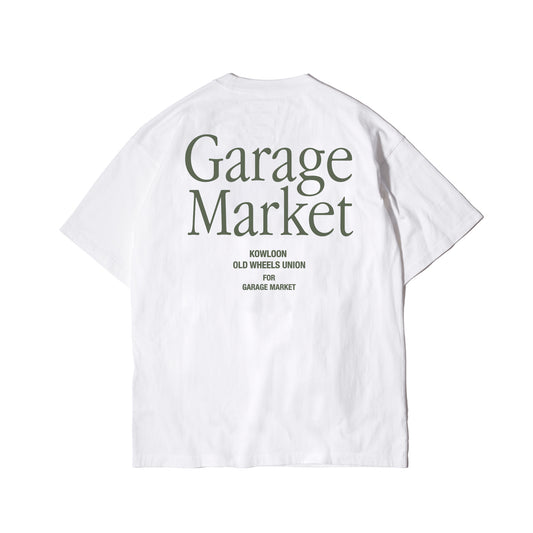 Kowloon Old Wheels Union Crew Tee / White