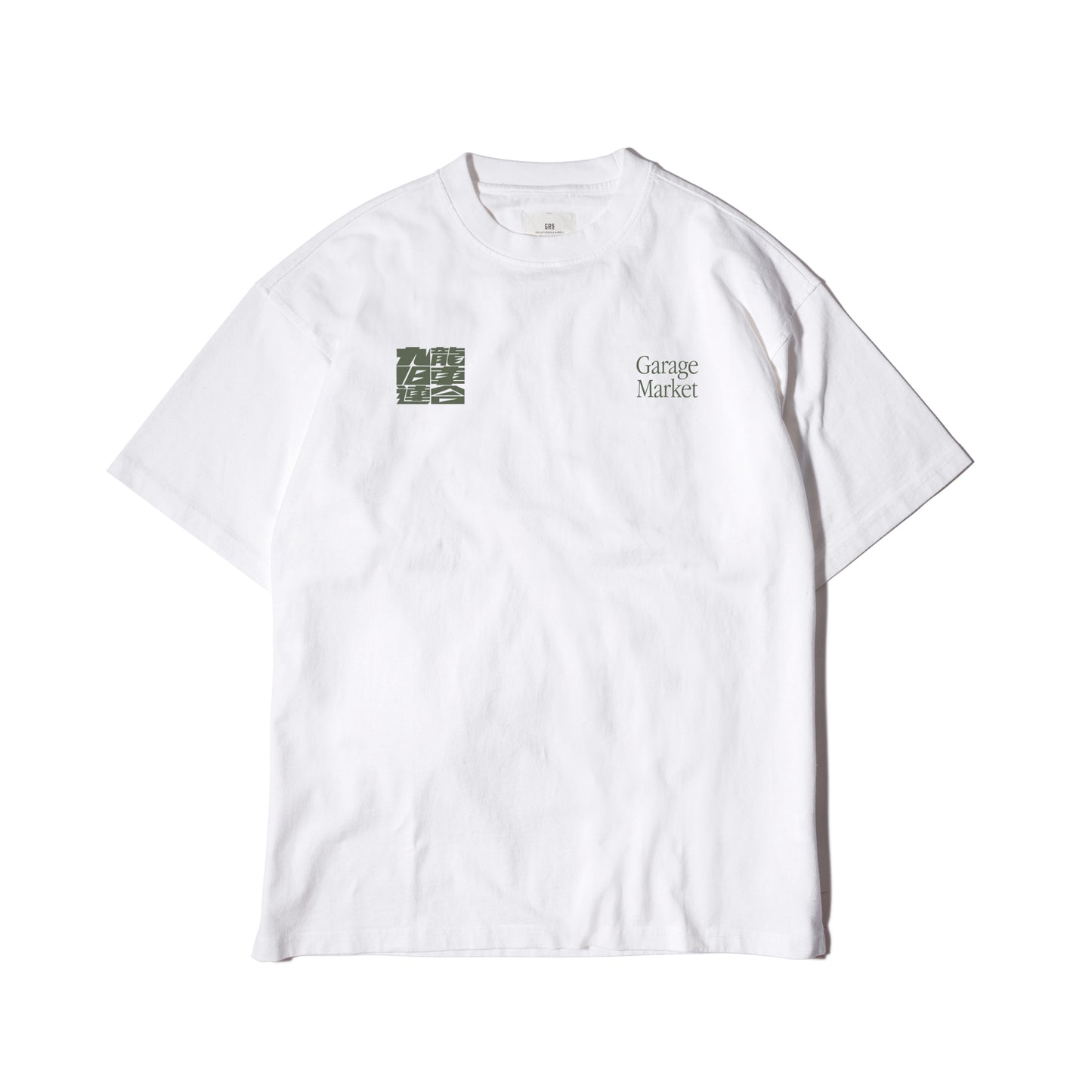 Kowloon Old Wheels Union Crew Tee / White