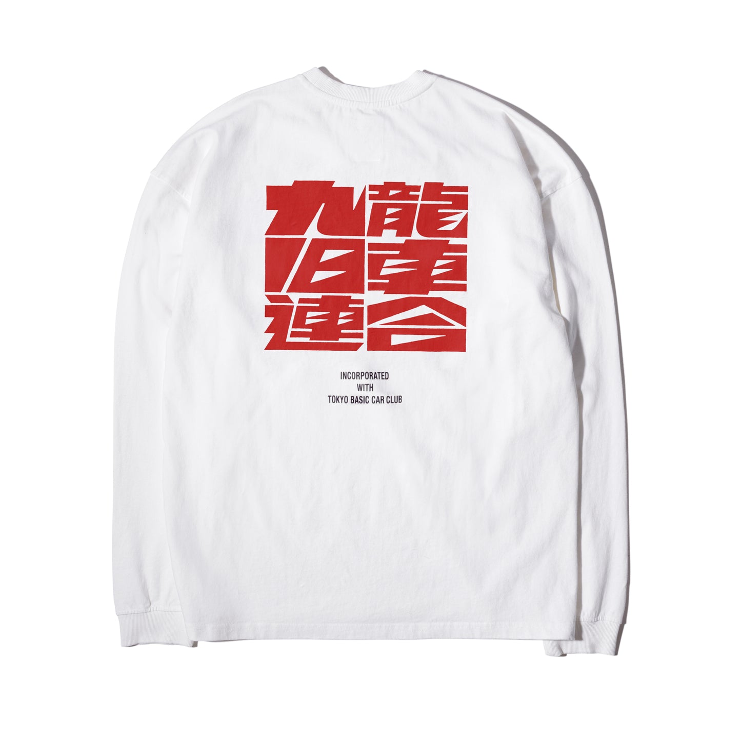 KBCC Crew Heavy Washed Long Sleeve / White