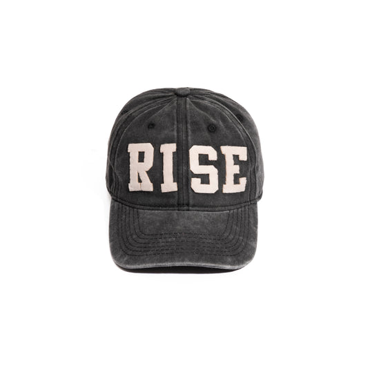 FADED WASHED HAND QUILTED “RISE” CAP