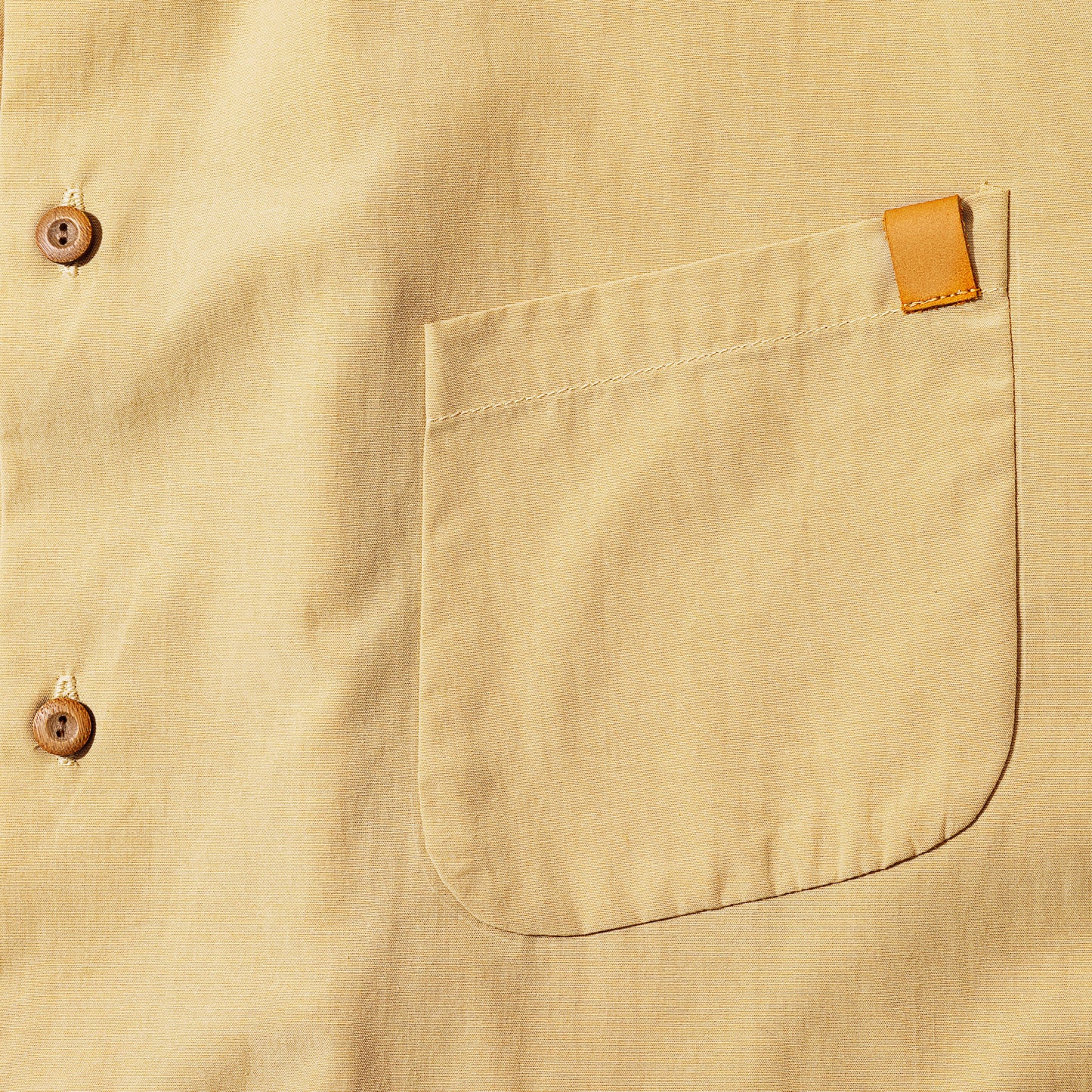 STD LONG COLLAR BEIGE SHIRT