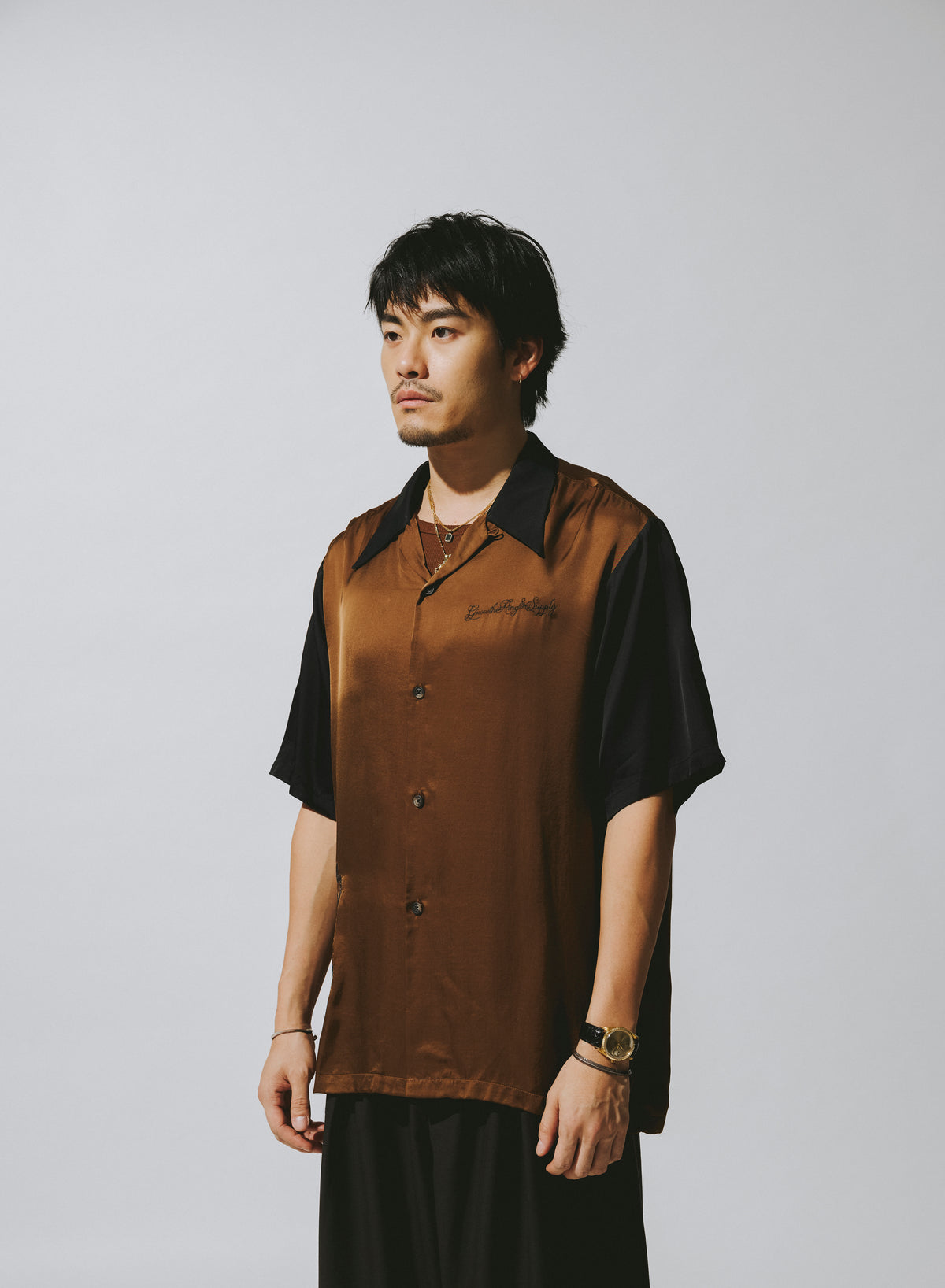 TWO TONE HAW PAR SHIRT / ARGUS BROWN