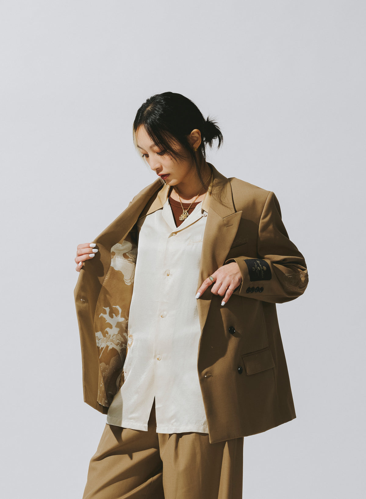 TWO TONE HAW PAR SHIRT / DESERT BEIGE