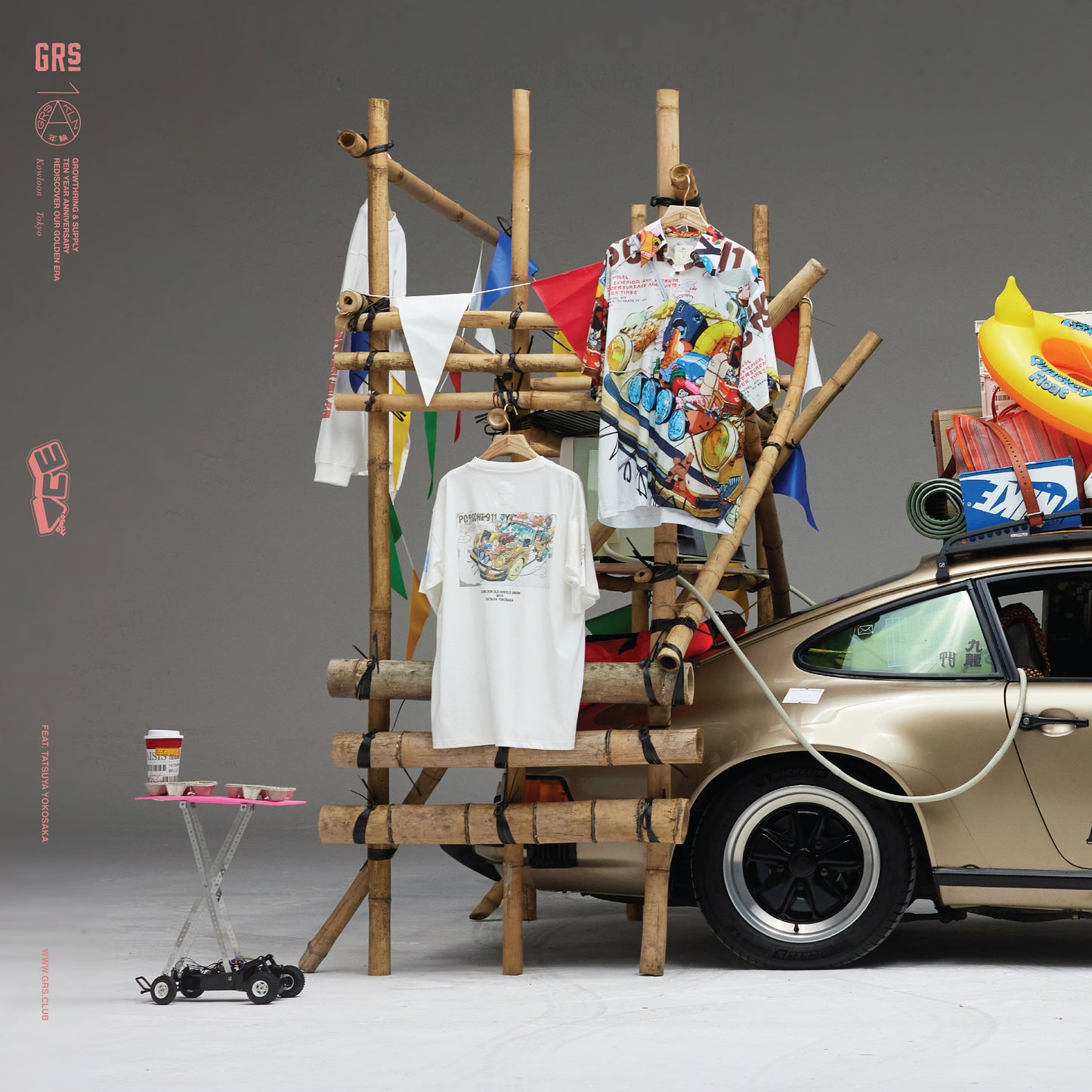 GRS X TATSUYA YOKOSAKA WASHED GRAPHIC TEE