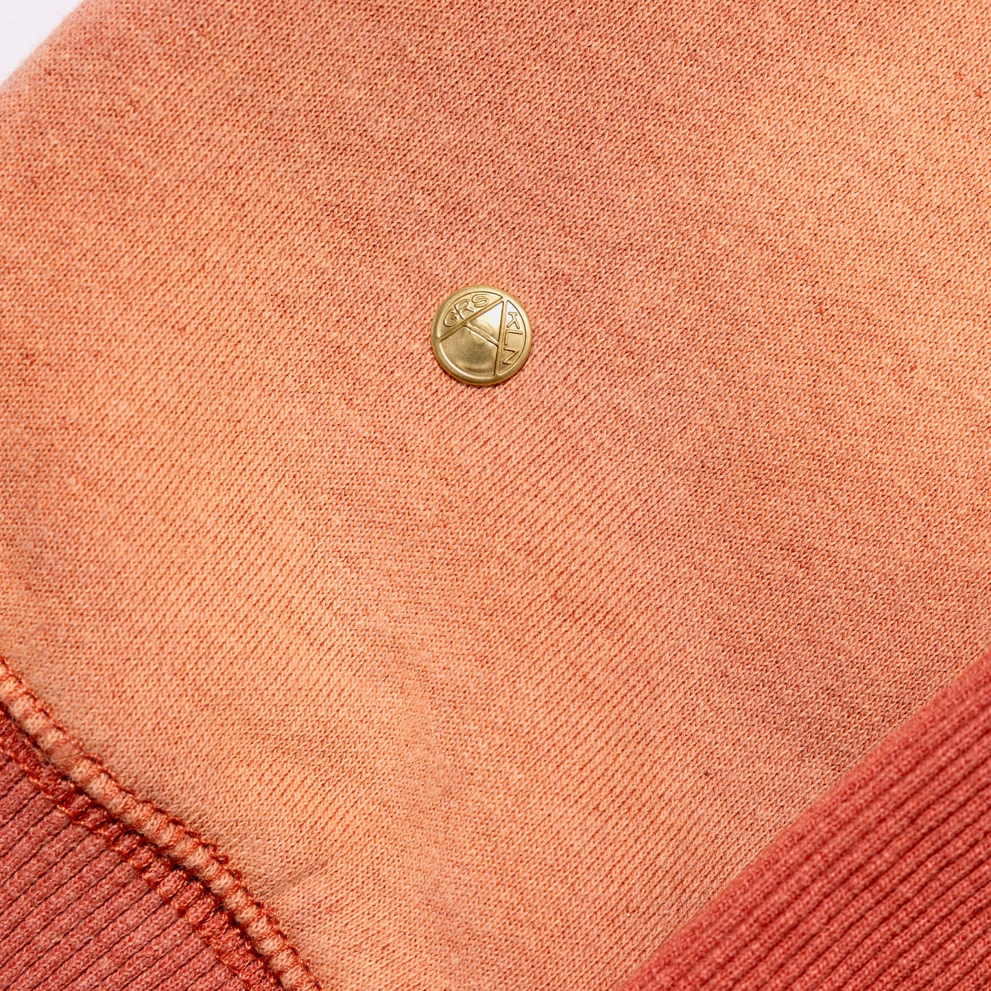 Sun Faded Kowloon Lightweight Zip-up Hoodie / Mars Red