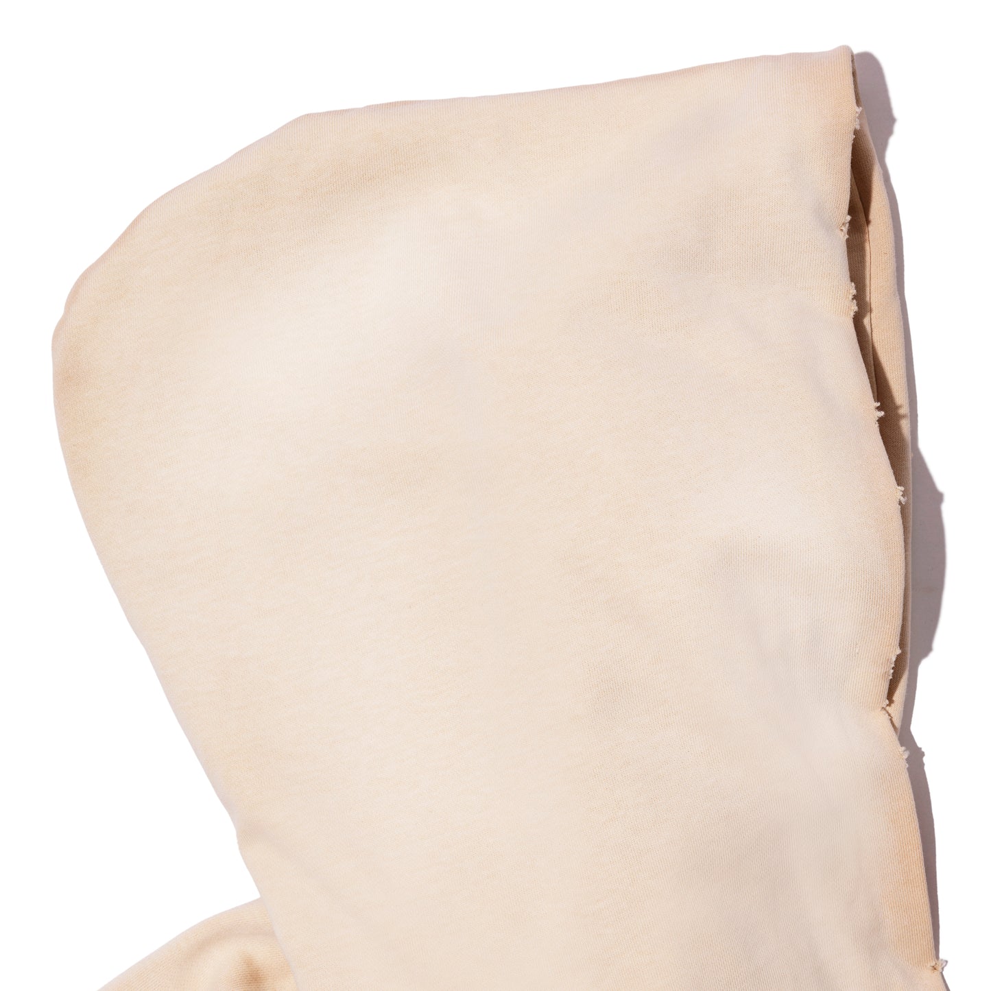 Sun Faded Kowloon Lightweight Zip-up Hoodie / Pastel Beige